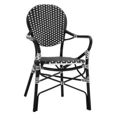 ΠΟΛΥΘΡΟΝΑ ΑΛΟΥΜΙΝΙΟΥ BAMBOO LOOK ΜΕ ΜΑΥΡΟ ΛΕΥΚΟ WICKER HM5793.02 56X63X96Y εκ. |  Πολυθρόνες κήπου στο espiti