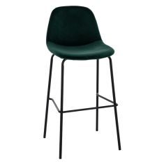 ΣΚΑΜΠΟ VINCENT HM8579.13  ΒΕΛΟΥΔΟ ΚΥΠΑΡΙΣΣΙ ΚΑΙ ΜΕΤΑΛΛΙΚΟ ΣΚΕΛΕΤΟ 56,5x47x106 εκ. |  Σκαμπώ μπαρ στο espiti
