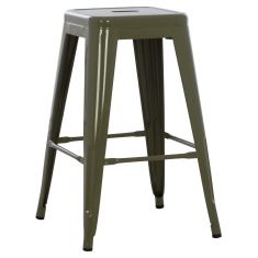 ΣΚΑΜΠΟ ΜΕΣΑΙΟΥ ΥΨΟΥΣ ΜΕΤΑΛΛΙΚΟ HM8573.03 MELITA ΣΕ DARK OLIVE GREEN 43x43x67Yεκ. |  Σκαμπώ μπαρ στο espiti
