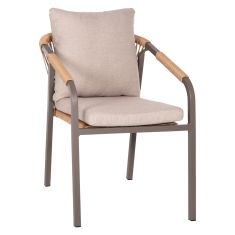 ΠΟΛΥΘΡΟΝΑ MAERLY HM6051.04 ΣΑΜΠΑΝΙ ΑΛΟΥΜΙΝΙΟ-P.E.RATTAN ΦΥΣΙΚΟ-ΜΑΞΙΛΑΡΙΑ ΜΠΕΖ 55,5x62,5x85Υ εκ. |  Πολυθρόνες κήπου στο espiti