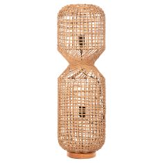 ΦΩΤΙΣΤΙΚΟ ΔΑΠΕΔΟΥ HM4359 ΜΕΤΑΛΛΟ-PAPER ROPE ΣΕ ΚΑΦΕ-2 ΛΑΜΠΕΣ Φ25x78,5Υεκ. |  Δαπέδου στο espiti