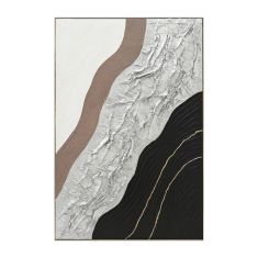 ΠΙΝΑΚΑΣ ΤΟΙΧΟΥ ABSTRACT HM4553.02 ΜΕ ΚΟΡΝΙΖΑ ΜΠΕΖ-ΚΑΜΒΑΣ-ΧΕΙΡΟΠΟΙΗΤΟΣ 82x4.5x122Υεκ |  Πίνακες στο espiti