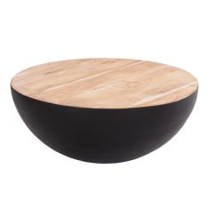 ΔΙΑΚΟΣΜΗΤΙΚΟ ΤΡΑΠΕΖΙ ΣΑΛΟΝΙΟΥ BOWL Φ90X37,5Yεκ. ΜΑΥΡΟ ΜΕ ΞΥΛΟ ΑΚΑΚΙΑΣ HM8717.21 |  Τραπέζια στο espiti