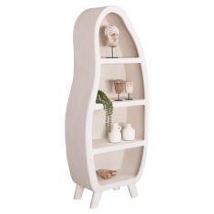 ΡΑΦΙΕΡΑ ΣΕΙΡΑ SANTORINI HM18067 MDF ΣΕ ΥΠΟΛΕΥΚΟ ΧΡΩΜΑ 80x38x196Υεκ. |  Βιτρίνες - Έπιπλα εισόδου στο espiti