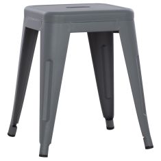 ΣΚΑΜΠΟ ΜΕΤΑΛΛΙΚΟ MELITA HM0096.50 ΣΕ ΓΚΡΙ ΜΑΤ ΧΡΩΜΑ 37x37x45Υεκ. |  Σκαμπώ στο espiti