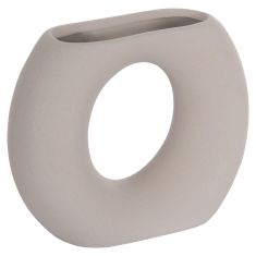 ΕΠΙΤΡΑΠΕΖΙΟ ΚΕΡΑΜΙΚΟ ΔΙΑΚΟΣΜΗΤΙΚΟ ELLIPTO HM4646.03 ΓΚΡΙ ΜΑΤ 18x6,5x14Υεκ |  Επιπλα στο espiti