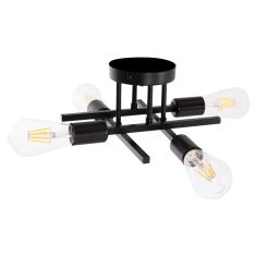 ΦΩΤΙΣΤΙΚΟ ΟΡΟΦΗΣ ΠΟΛΥΦΩΤΟ LIGHTY HM7428.11 ΜΕΤΑΛΛΟ ΣΕ ΜΑΥΡΟ 28x28x15Υεκ. |  Οροφής στο espiti
