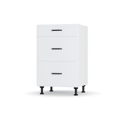 Modest Κάτω Ντουλάπι Συρταριέρα Λευκή 50x48x82cm AlphaB2B |  Ντουλάπια στο espiti