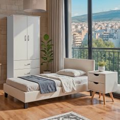 Φοιτητικό πακέτο επίπλων κρεβατοκάμαρας Escape pakoworld σετ 3τεμ |  Φοιτητικα Πακετα στο espiti