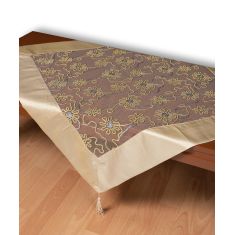 Τούλινο καρέ 7180 (85cm x 85cm) μπέζ 5206978017810 SilkFashion |  Τραπεζομάντηλα στο espiti