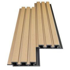 WPC PANEL 2ης ΓΕΝΙΑΣ ΜΕ 3D ΠΗΧΑΚΙΑ 25/147.5mm LIGHT OAK  5550 NewPlan - NewPlan |  Διακόσμηση τοίχου στο espiti