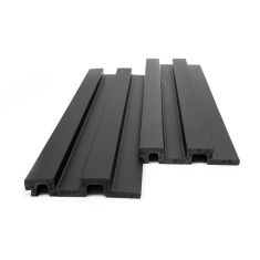 PS PANEL  ΜΕ 3D ΠΗΧΑΚΙΑ 10 RESIDENCE 21/122 mm BLACK NewPlan - NewPlan |  Διακόσμηση τοίχου στο espiti