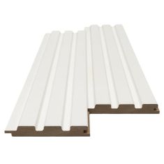 MDF PANEL ΜΕ 3D ΠΗΧΑΚΙΑ 502040 BEAT ST 16/119/2750mm WHITE NewPlan - NewPlan |  Διακόσμηση τοίχου στο espiti