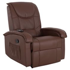 ΠΟΛΥΘΡΟΝΑ RELAX ΜΕ ΜΗΧΑΝΙΣΜΟ MASSAGE ROCCA HM0026.03 PU ΚΑΦΕ ΣΚΟΥΡΟ 80x96x97 εκ. |  Πολυθρόνες σαλονιού στο espiti