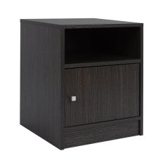 ΚΟΜΟΔΙΝΟ ΜΕΛΑΜΙΝΗΣ MALORY HM2205.01 ZEBRANO 40x40x50 |  Κομοδίνα στο espiti