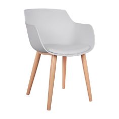 ΚΑΡΕΚΛΑ ΤΡΑΠΕΖΑΡΙΑΣ LUCIE HM8242.01 ΛΕΥΚΗ ΜΕ ΜΕΤΑΛΛΙΚΑ ΠΟΔΙΑ 56Χ57Χ80 ΕΚ |  Πολυθρόνες σαλονιού στο espiti