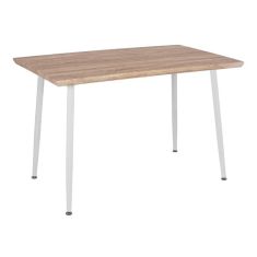 ΤΡΑΠΕΖΙ ΤΡΑΠΕΖΑΡΙΑΣ PALOMA HM8334.02, 120X70X76,5- SONOMA, ΛΕΥΚΑ ΠΟΔΙΑ |  Τραπέζια στο espiti