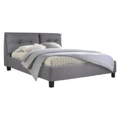 ΚΡΕΒΑΤΙ BILLIE 160x200 εκ. ΜΕ ΥΦΑΣΜΑ ΓΚΡΙ HM551.05 |  Κρεβάτια στο espiti