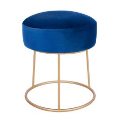 ΣΚΑΜΠΟ KARLO HM8411.08 ΜΠΛΕ ΒΕΛΟΥΔΟ ΜΕ ΧΡΥΣΗ ΒΑΣΗ Φ36x38Υ εκ. |  Σκαμπώ στο espiti