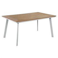 ΤΡΑΠΕΖΙ ΑΛΟΥΜΙΝΙΟΥ TABER ΜΕ POLYWOOD HM5132.11 ΛΕΥΚΟ 160x92x72 |  Τραπέζια κήπου στο espiti