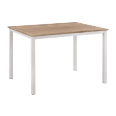 ΤΡΑΠΕΖΙ ΤΡΑΠΕΖΑΡΙΑΣ PANYA HM8332.02, 110X70Χ76, SONOMA, ΛΕΥΚΑ ΠΟΔΙΑ |  Τραπεζάκια σαλονιού στο espiti