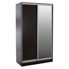ΝΤΟΥΛΑΠΑ ΣΥΡΟΜΕΝΗ ADLER ΣΥΡΟΜΕΝΗ ΜΕΛΑΜΙΝΗΣ 120x60x220Υεκ. ΔΙΦΥΛΛΗ WENGE ΜΕ ΚΑΘΡΕΠΤΗ HM2460.02 |  Ντουλάπες ρούχων στο espiti