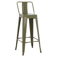 ΣΚΑΜΠΟ BAR ΜΕΤΑΛΛΙΚΟ MELITA ME ΠΛΑΤΗ ΣΕ DARK OLIVE GREEN HM8643.03 43Χ43Χ100εκ. |  Σκαμπώ μπαρ στο espiti