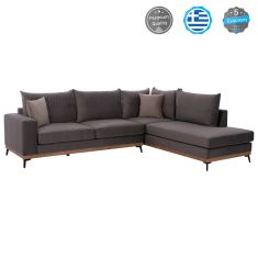 ΚΑΝΑΠΕΣ ΔΕΞΙΑ ΓΩΝΙΑ MESINA ΥΦΑΣΜΑ ΑΛΕΚΙΑΣΤΟ ΓΚΡΙ 290Χ240Χ94Υεκ. HM3253.01R |  Καναπέδες γωνιακοί στο espiti