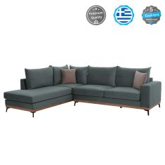 ΚΑΝΑΠΕΣ ΑΡΙΣΤΕΡΗ ΓΩΝΙΑ MESINA ΥΦΑΣΜΑ ΑΛΕΚΙΑΣΤΟ ΜΕΝΤΑ 290Χ240Χ94Υεκ. HM3253.07L |  Καναπέδες γωνιακοί στο espiti