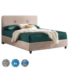 ΚΡΕΒΑΤΙ HM637.22 DOLORES ΜΠΕΖ ΥΦΑΣΜΑ τ.NUBUCK, 150x200 εκ. |  Κρεβάτια στο espiti