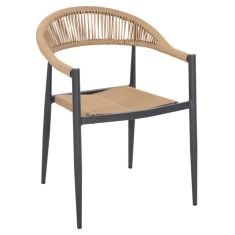 ΠΟΛΥΘΡΟΝΑ ΑΛΟΥΜΙΝΙΟΥ GRET HM5854.02 ΑΝΘΡΑΚΙ PΕ RATTAN ΜΠΕΖ 56x55,5x78Υ εκ. |  Πολυθρόνες κήπου στο espiti