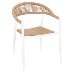 ΠΟΛΥΘΡΟΝΑ ΑΛΟΥΜΙΝΙΟΥ GRET HM5854.01 ΛΕΥΚΗ PE RATTAN ΜΠΕΖ 56x55,5x78Υεκ. |  Πολυθρόνες κήπου στο espiti