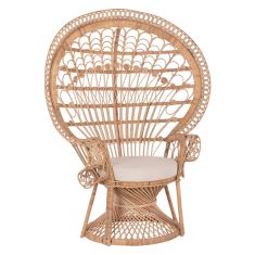 ΠΟΛΥΘΡΟΝΑ ROYAL PEACOCK HM9342 RATTAN ΣΕ ΦΥΣΙΚΟ-ΜΑΞΙΛΑΡΙ ΜΠΕΖ 114x72x150Yεκ. |  Πολυθρόνες κήπου στο espiti