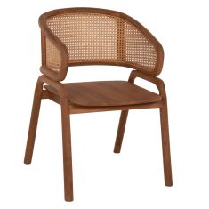ΠΟΛΥΘΡΟΝΑ ΜΑΣΙΦ ΞΥΛΟ ΤEAK & RATTAN ΠΛΑΤΗ ΦΥΣΙΚΟ 57x62x83Υεκ.HM9402.01 |  Πολυθρόνες σαλονιού στο espiti