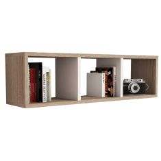 ΡΑΦΙΕΡΑ ΤΟΙΧΟΥ ΜΕΛΑΜΙΝΗΣ SONAMA & ΛΕΥΚΟ HM9228.12 90x22x25,6Υ εκ. |  Βιβλιοθήκες γραφείου στο espiti