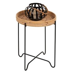 ΤΡΑΠΕΖΑΚΙ ΒΟΗΘΗΤΙΚΟ FLY HM7906 RATTAN ΦΥΣΙΚΟ ΧΡΩΜΑ-ΜΕΤΑΛΛΙΚΗ ΒΑΣΗ ΜΑΥΡΗ Φ40x53Yεκ. |  Τραπέζια στο espiti