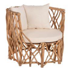 ΠΟΛΥΘΡΟΝΑ ΚΑΑΝ HM5994 ΚΛΑΔΙΑ TEAK ΣΕ ΦΥΣΙΚΟ-ΜΑΞΙΛΑΡΙΑ ΛΕΥΚΑ 95x89x80Υεκ. |  Πολυθρόνες κήπου στο espiti