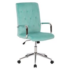 ΚΑΡΕΚΛΑ ΓΡΑΦΕΙΟΥ JOSEF HM1181.08 ΜΕΝΤΑ ΒΕΛΟΥΔΟ-INOX ΒΑΣΗ 58x61x105-113Yεκ. |  Καρέκλες γραφείου στο espiti