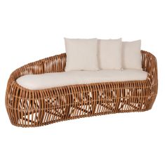 ΚΑΝΑΠΕΣ-ΑΝΑΚΛΙΝΤΡΟ LANTRY HM5991 ΦΥΣΙΚΟ RATTAN- ΛΕΥΚΑ ΜΑΞΙΛΑΡΙΑ 215x60x78Yεκ. |  Καναπέδες - Καρέκλες  στο espiti