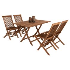 ΣΕΤ ΤΡΑΠΕΖΑΡΙΑΣ ΕΞΩΤ. ΧΩΡΟΥ 5ΤΜΧ KENDALL HM11955 ΜΑΣΙΦ ΞΥΛΟ TEAK ΦΥΣΙΚΟ |  Σετ τραπεζαρία κήπου στο espiti