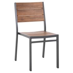 ΚΑΡΕΚΛΑ ΑΛΟΥΜΙΝΙΟΥ SAGA HM6063.02 ΣΚΟΥΡΟ ΓΚΡΙ ΜΕ POLYWOOD 46x52x86Υεκ. |  Πολυθρόνες κήπου στο espiti