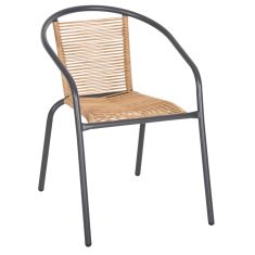 ΠΟΛΥΘΡΟΝΑ SWIFTER HM5969.02 ΜΕΤΑΛΛΟ ΓΚΡΙ-ΣΥΝΘ. RATTAN ΣΕ ΦΥΣΙΚΟ 54x61x75Υεκ. |  Πολυθρόνες κήπου στο espiti