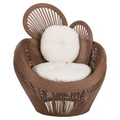 ΠΟΛΥΘΡΟΝΑ CIRCE HM9883 RATTAN ΚΑΦΕ-ΜΑΞΙΛΑΡΙΑ ΕΚΡΟΥ 100x74x112,5Υεκ. |  Πολυθρόνες κήπου στο espiti