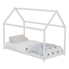 ΚΡΕΒΑΤΙ ΠΑΙΔΙΚΟ PEPE HM677.03 τ.MONTESSORI ΞΥΛΟ ΠΕΥΚΟ ΛΕΥΚΟ- 190x90εκ |  Παιδικά έπιπλα στο espiti