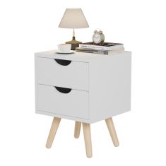 ΚΟΜΟΔΙΝΟ DINKL HM2472.03 ΜΕΛΑΜΙΝΗ-2 ΣΥΡΤΑΡΙΑ ΛΕΥΚΟ 29,7x29,7x45Υεκ |  Κομοδίνα στο espiti
