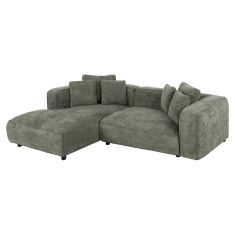 ΚΑΝΑΠΕΣ ΓΩΝΙΑ (ΑΡΙΣΤΕΡΗ) 3-ΘΕΣΙΟΣ GRACE HM3280.05L ΠΡΑΣΙΝΟ ΥΦΑΣΜΑ 252x160x70-90Υεκ |  Καναπέδες γωνιακοί στο espiti