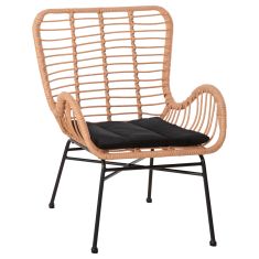 ΠΟΛΥΘΡΟΝΑ ΣΤΥΛ ΜΠΕΡΖΕΡΑΣ ALLEGRA HM5704.11 P.E.RATTAN ΜΠΕΖ-ΜΑΥΡΟ ΜΕΤΑΛΛΟ 66x59x90Υεκ. |  Πολυθρόνες κήπου στο espiti