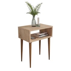 ΚΟΜΟΔΙΝΟ TODD HM18183.03 ΜΕΛΑΜΙΝΗ ΣΟΝΑΜΑ-ΠΟΔΙΑ ΣΕ ΦΥΣΙΚΟ 45x30x58Υεκ. |  Κομοδίνα στο espiti