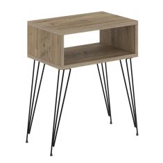 ΚΟΜΟΔΙΝΟ TODD HM18184.04 ΜΕΛΑΜΙΝΗ ΦΥΣΙΚΟ ΞΥΛΟΥ-ΜΕΤΑΛ.ΜΑΥΡΑ ΠΟΔΙΑ 45x30x58Υεκ. |  Κομοδίνα στο espiti