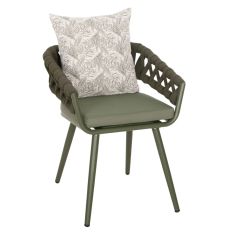 ΠΟΛΥΘΡΟΝΑ ΑΛΟΥΜΙΝΙΟΥ CAMDEN HM6141.09 ΜΑΞΙΛΑΡΙ ΜΕ PRINT-DARK OLIVE 56x60x72-87Υεκ |  Πολυθρόνες κήπου στο espiti